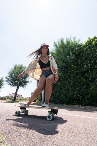 Practice surfskate for improve surfing skills